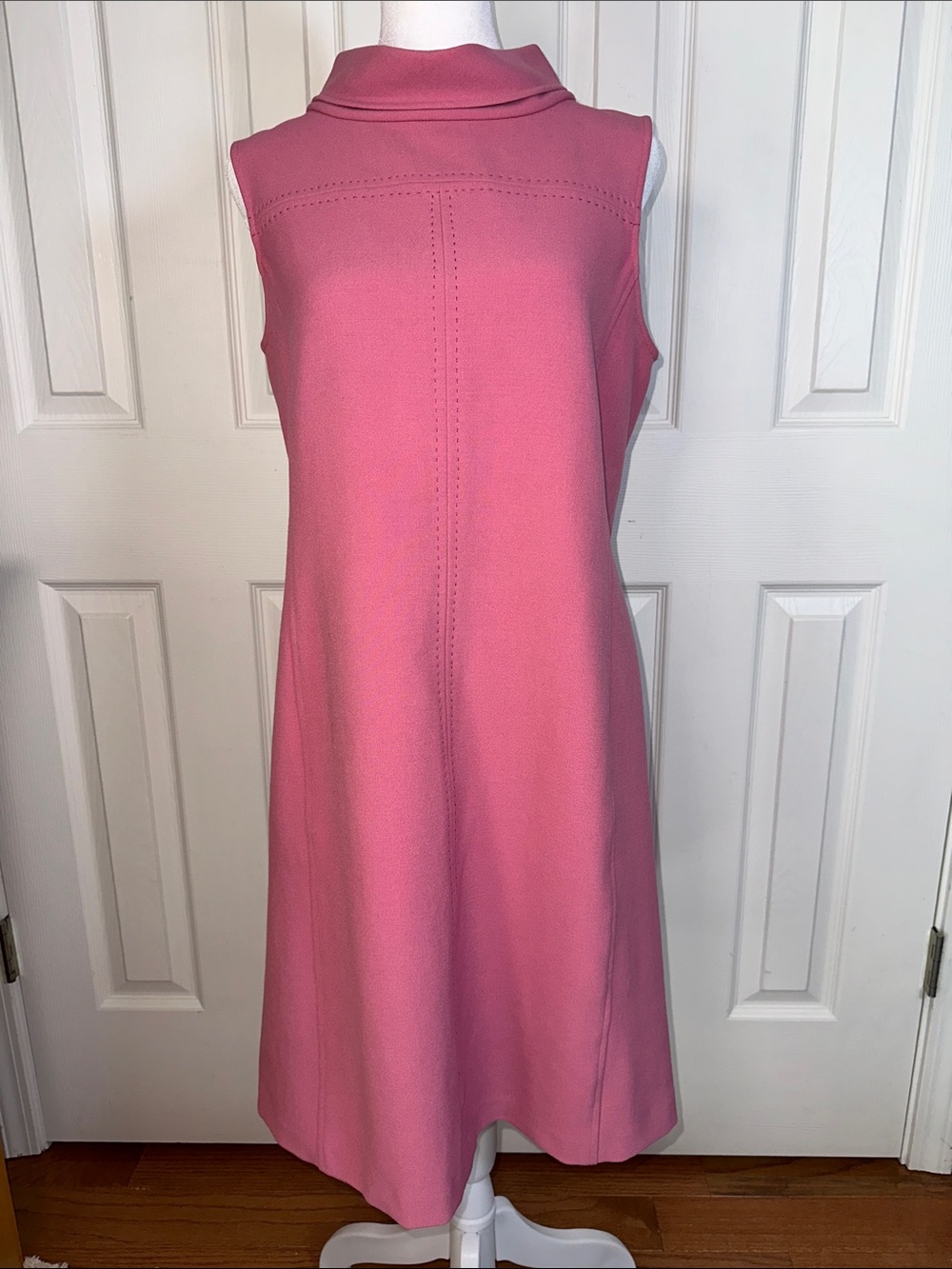 Vintage Lilly Pulitzer Pink Cowl-Neck Shift Dress